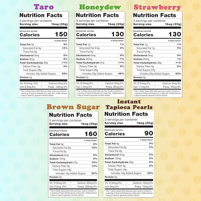Pocas Bubble Tea Kit, Brown Sugar 2-Pack – Instant Milk Tea Powder with Authentic Tapioca Pearls for Instant Bubble Tea, 10 Kits