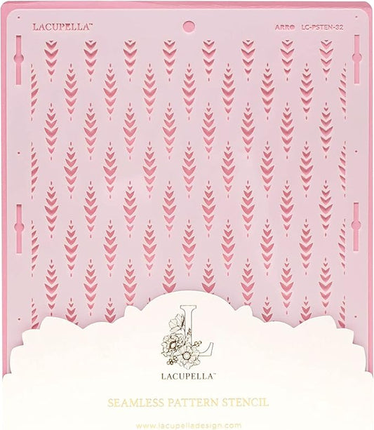 Cake Decorating Stencil for Tall Buttercream Cake, Royal Icing, Ganache, Paint, Airbrush (ARRO)