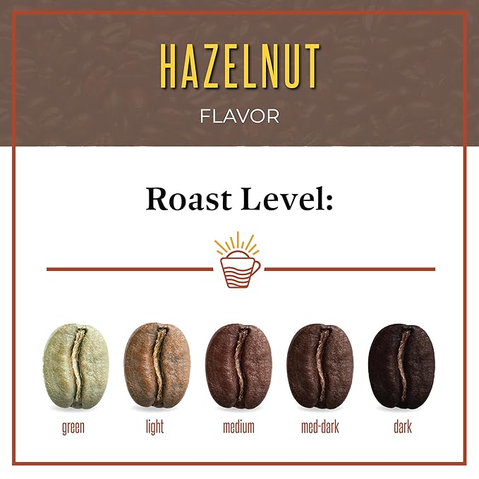 San Diego Coffee Hazelnut, Medium Roast, Whole Bean Coffee, 16-Ounce Bag Café en grano tostado