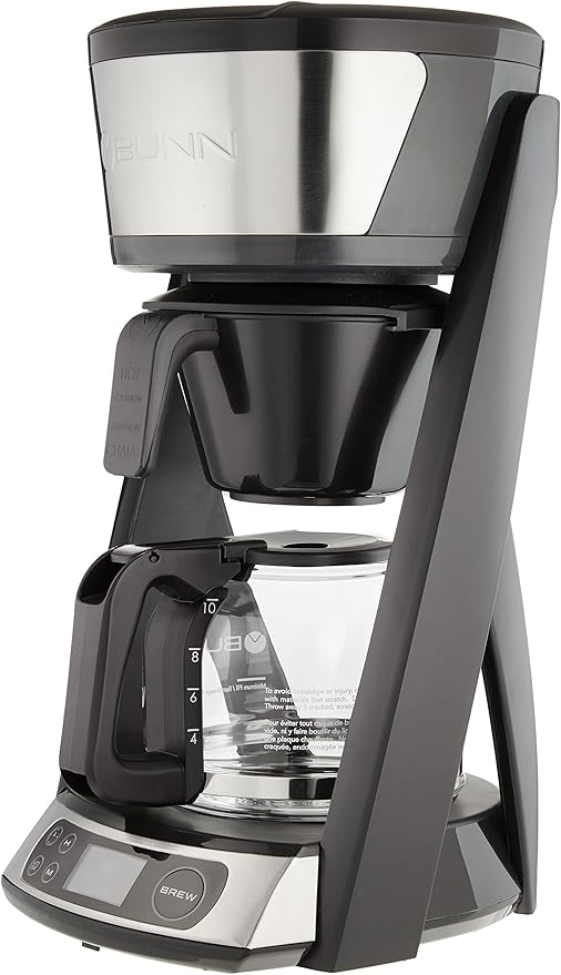 BUNN Heat N Brew Coffee Maker, 10-cup, Stainless Steel