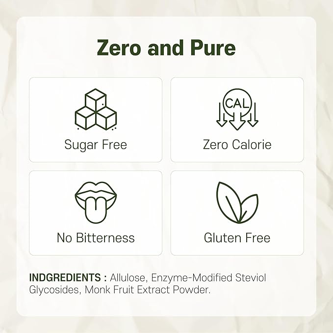 MONKSHUSHU Allulose Syrup 45.9 Fl Oz - Allulose 99.692%, Keto Diet, Vegan friendly, Stevia Blend Thin Syrup, Zero Calorie Sugar Substitute, Monk Fruit, Gluten Free, 0g Net Carbs, Non-GMO