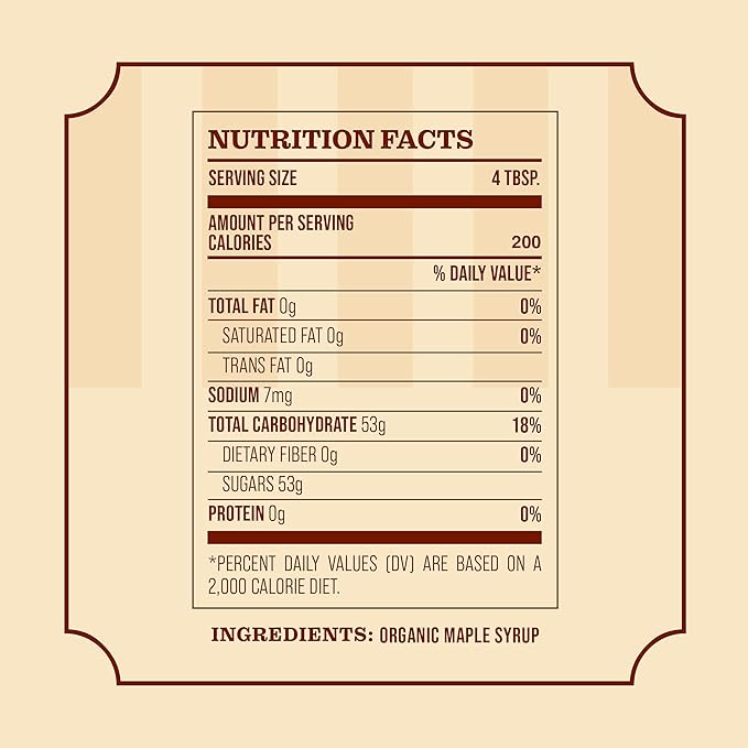 Frost Ridge Maple Farm, Organic Maple Syrup, Grade A, Quart (32 FL Oz), Dark Robust (formerly Grade B)