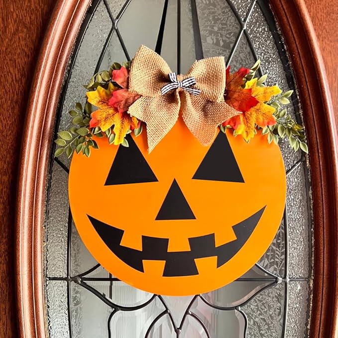 Halloween Stencils Pumpkin Face Stencils Reusable Ghost Face Stencil for Painting on Wood Fabrics DIY Crafts Decor