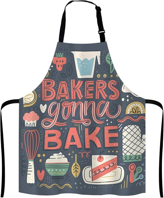 Bakers Gonna Bake Apron, Kitchen Presents for Her, Baking Apron, Apron for Women, Baking Presents, Cooking Present