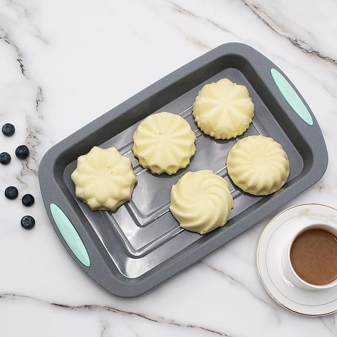 To encounter 30 in 1 Silicone Baking Set - 10 Silicone Baking Cake Pan, Baking Sheet, Donut Molds, Muffin Pan with Measuring Cups and Spoons Set