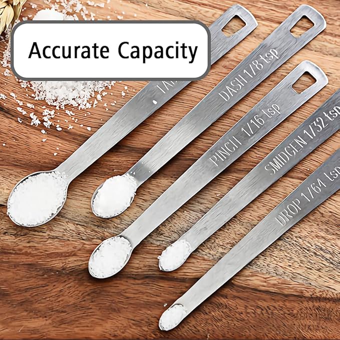 1PCS 1/6 Teaspoon(1/6tsp, 0.83ml) Single Tiny Measuring Spoon, Small Individual Stainless Steel Measure Spoons Only