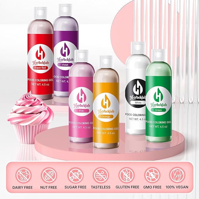 Green Food Coloring Gel 4.5 oz Professional Grade Green Food Dye Concentrated Gel Food Coloring for Icing Baking Cake Decorating Cookie