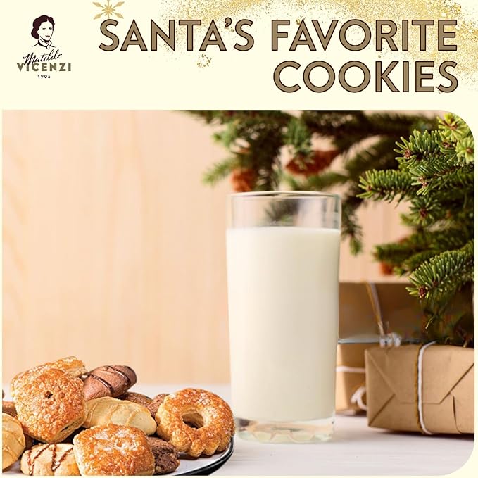 Matilde Vicenzi Mediterraneo Cookie Gift Tin - Italian Pastries & Cookies in Individually Wrapped Trays - Gourmet Gifts For Thanksgiving, Christmas - Assorted Cookies in Italian Design Tin 32.5oz (920g)