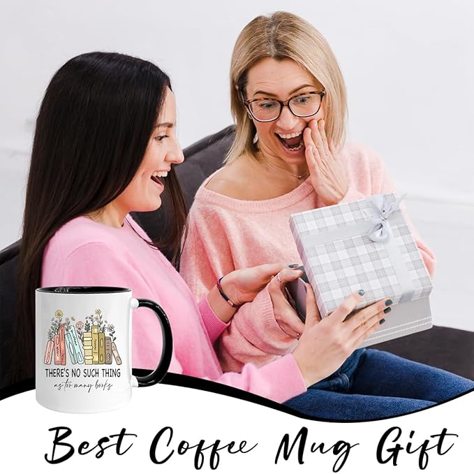 Book Lovers Gifts Mug, Gifts for Book Lovers Readers, Book Gifts, Bookish Gifts, Christmas Birthday Gifts for Teacher Book Lovers Bookworm, Reading Accessories for Librarian, 11 oz Coffee Mug
