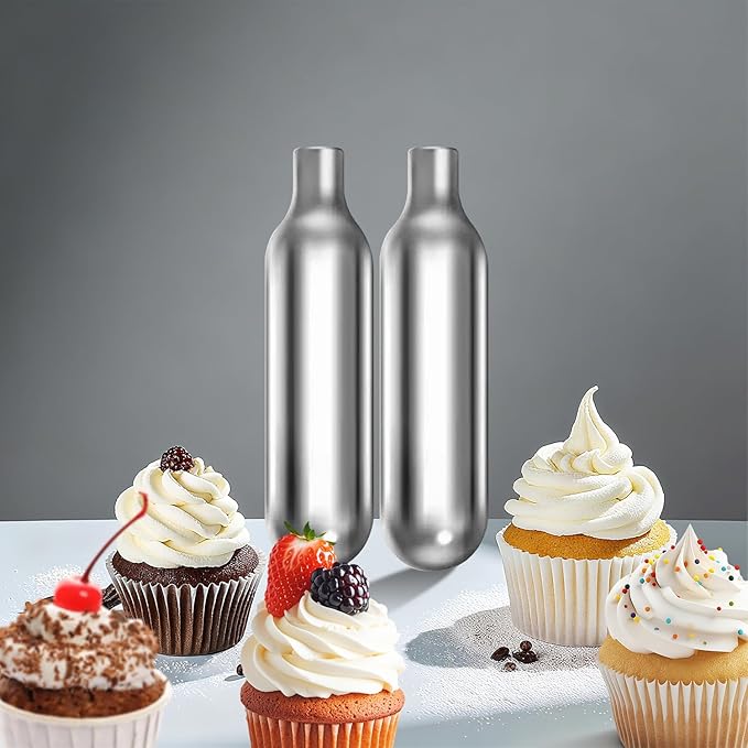 N2O Cream Chargers, whipped cream charger 8g Whip Cream Charger Cylinder Food Grade Original Flavor With Long Shelf Life, Leak Proof Steel,