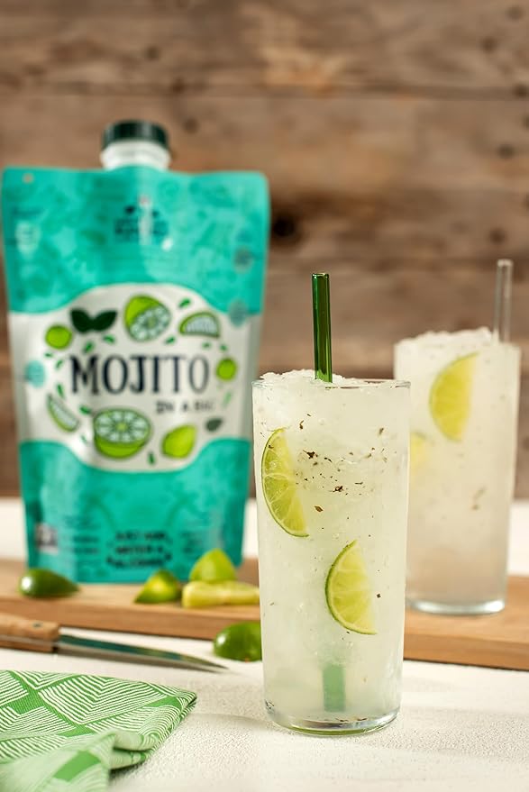 Lt. Blender's Mojito in a Bag - Each Bag Makes 1/2 Gallon of Frozen Cocktails – Non-GMO Cocktail Mix for Slushies – Make a Cocktail, Wine Slushie or Mocktail - (Pack of 3)