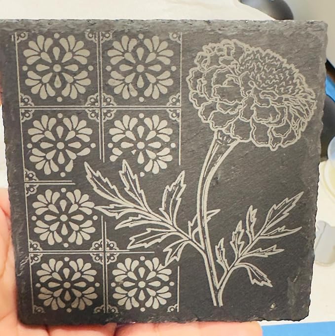 Talavera Stencil Reusable Tile Stencil 8inch Floral Folk Mexican Stencils for Painting on Wall Floor Furniture Wood Home Decor