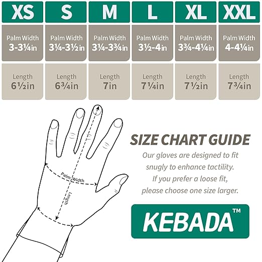 Kebada W1 Work Gloves for Men and Women, Touchscreen PU Coated Gloves with Grip, 50 Pairs Bulk Pack, Ideal for Warehouse Package Handling, Construction, Gardening, Green Large
