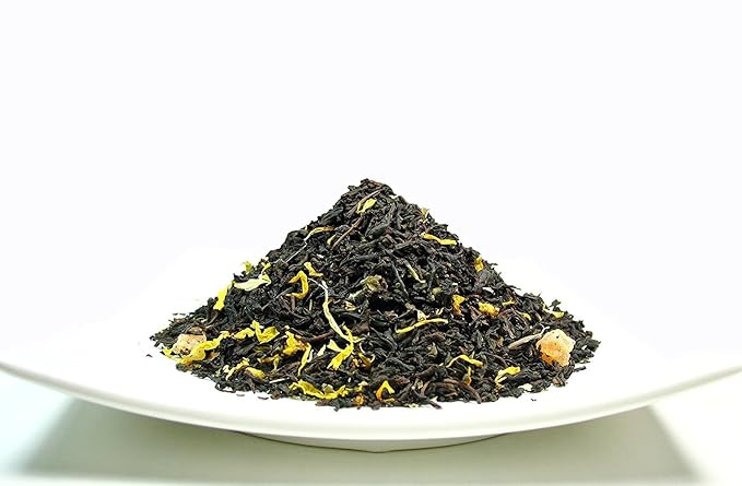 Peach Apricot Iced Tea, Ceylon Black Loose Leaf Tea blended with the essence of Apricot and Peach – 1 LB Bag