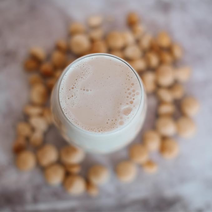 House of Macadamias 100% Macadamia Nut Milk Creamer, Lactose Free Milk, Dairy Free, Vegan, Gluten Free, Soy Free, Unsweetened, Keto Friendly, 12 x 0.88oz