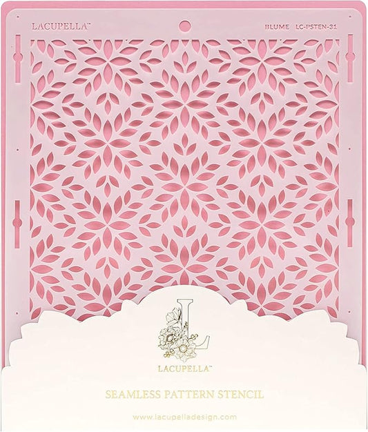 Cake Decorating Stencil for Tall Buttercream Cake, Royal Icing, Ganache, Paint, Airbrush (Blume)