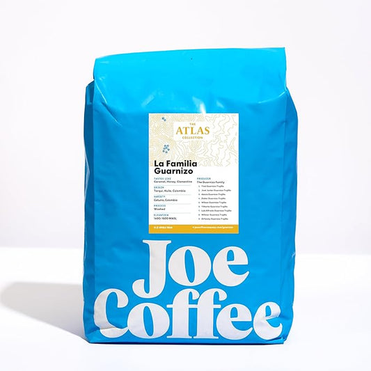 Joe Coffee Company - La Familia Guarnizo Whole Bean Specialty Coffee, 5 lb Bag | NYC Roaster, Rainforest Alliance Certified, Kosher, Climate-Friendly
