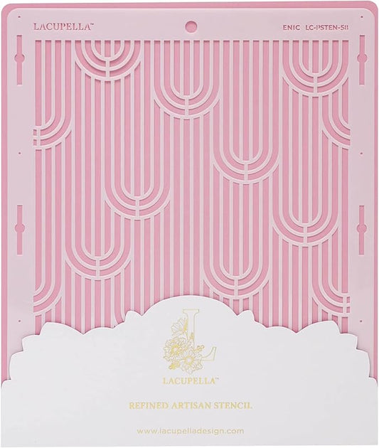 Large Cake Decorating Stencil (ENIC) Art Deco Pattern
