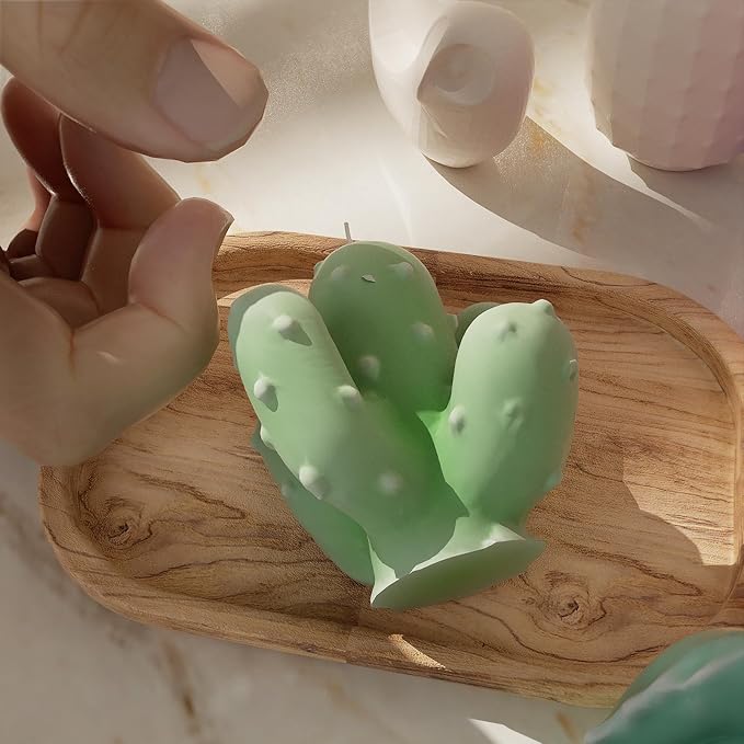 16 Pack Flower Succulent Candle Mold Resin Casting Silicone Molds for Home Decor & Candle Making Wave Spiral Mold