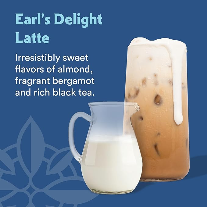 STASH Earl's Delight Latte - Dairy Free Plant Based Black Tea Concentrate - Caffeinated - 32 fl oz, 5 Servings (Pack of 2)