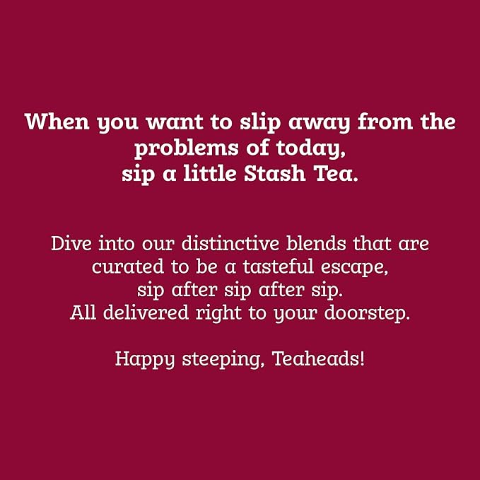 Stash Tea Chai Tea Variety Pack Sampler Assortment - Caffeinated, Non-GMO Project Verified Premium Tea with No Artificial Ingredients, 18-20 Count (Pack of 6)