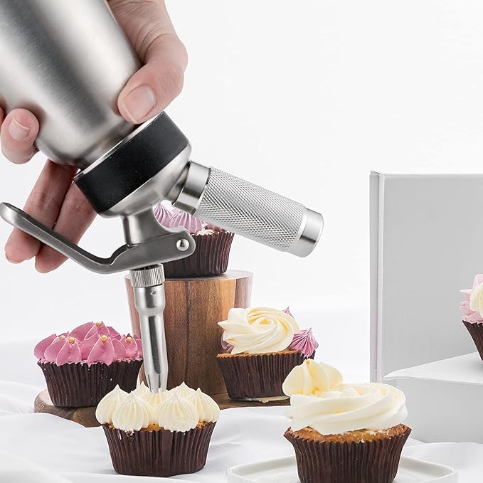 A Variety of Spare Parts and Accessories for Whipped Cream Dispenser -Cream Charger Holder-304 Stainless Steel