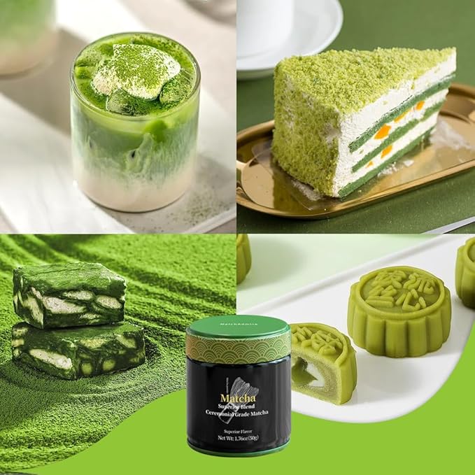 MatchAdmire Matcha Superior Ceremonial Blend – First Harvest Ceremonial Grade Matcha Green Tea Powder (1.76 Ounce (Pack of 1))