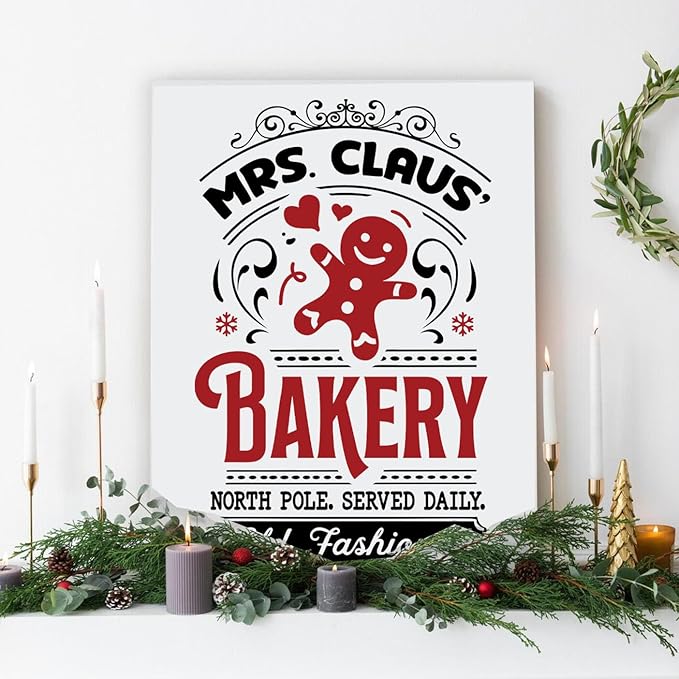 Christmas Stencils for Painting A4 Christmas Stencils for Crafts Reusable Holiday Drawing Templates for Wood Fabrics Door Mat Porch Hanger Winter Decor(XMS Stencil A402/10P)