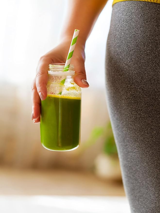 Axe Sickle 8 Pcs 8 Ounce Juice Bottles Plastic Milk Bottles Bulk Beverage Containers with Tamper Evident Caps Lids White for Milk, Juice, Drinks and Other Beverage Containers