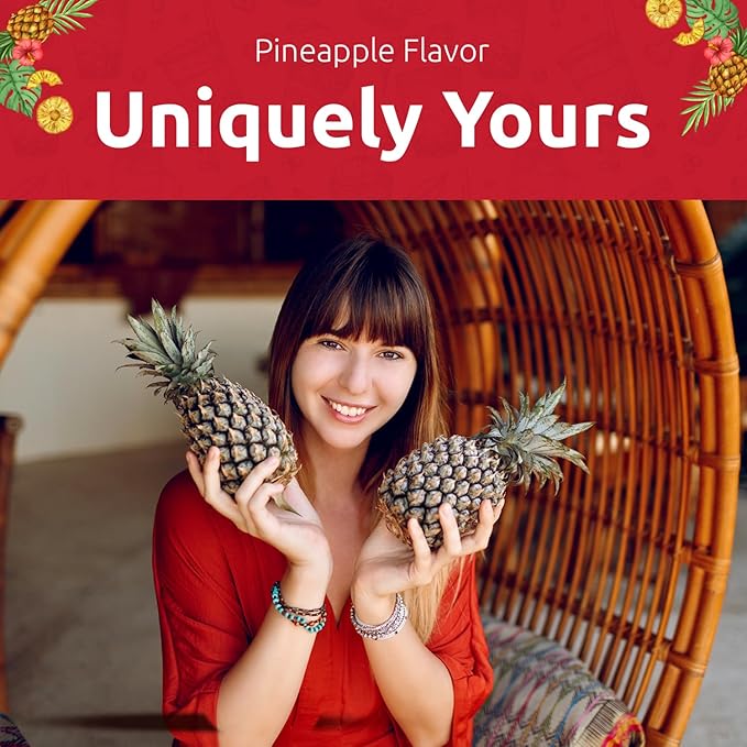 Fanale Premium Flavoring Concentrated Syrup for Bubble Tea 11 lb | Pineapple Flavor Syrup | for Boba Tea, Smoothies, Slushes, Desserts | 11lb | Pack of 4 | SRP100-CS