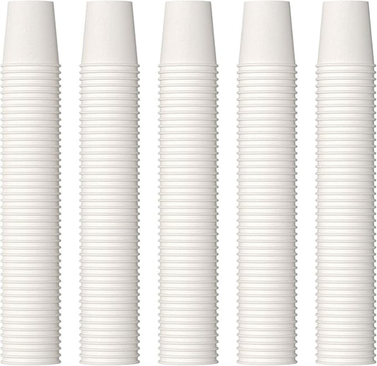 JOLLY PARTY 2 oz Bathroom Cups,700 Pack Small Paper Cups, White Mouthwash Cups, Disposable Mini Paper Espresso Cup, Paper Sampling Cup
