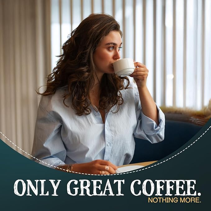The Bean Organic Coffee Company 50/50 (Half Caff) French Roast, 50% Decaf, Dark Roast, Ground Coffee, 16-Ounce Bags (Pack of 2), Café Molido Tostado Orgánico descafeinado