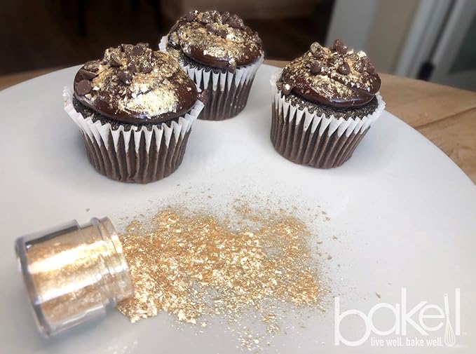 BAKELL Deep Purple Edible Glitter, 25 Grams | TINKER DUST Edible Glitter | KOSHER Certified | 100% Edible Glitter | Cakes, Cupcakes, Cake Pops, Drinks, Dessert Vegan Glitter & Dusts (25g, Deep Purple)