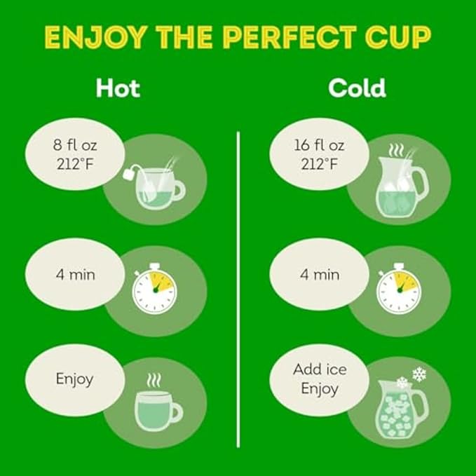Lipton Honey Ginger Green Tea Bags, Flavored, Unsweetened Teabags for Hot Tea or Iced Tea with Caffeine and Flavonoids, 20 Total Tea Bags