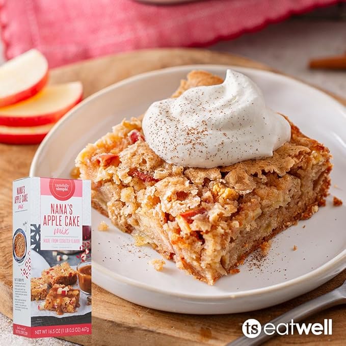 Tastefully Simple Nana's Apple Cake Mix, 16.5 Ounce