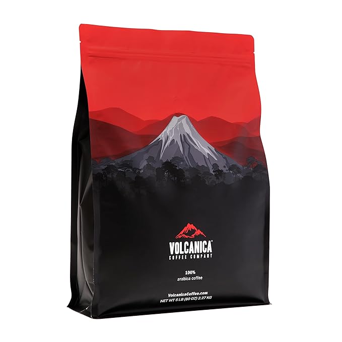 Guatemala Antigua Coffee, Reserve, Whole Bean, Dark Roast, USDA Organic, Single Origin, Fresh Roasted 5 lbs