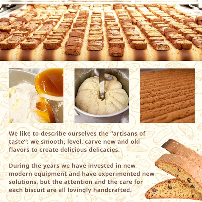 Italian Semi-Soft Almond Biscotti | Made in Tuscany, Italy | Stildolce Traditional Authentic Biscuits