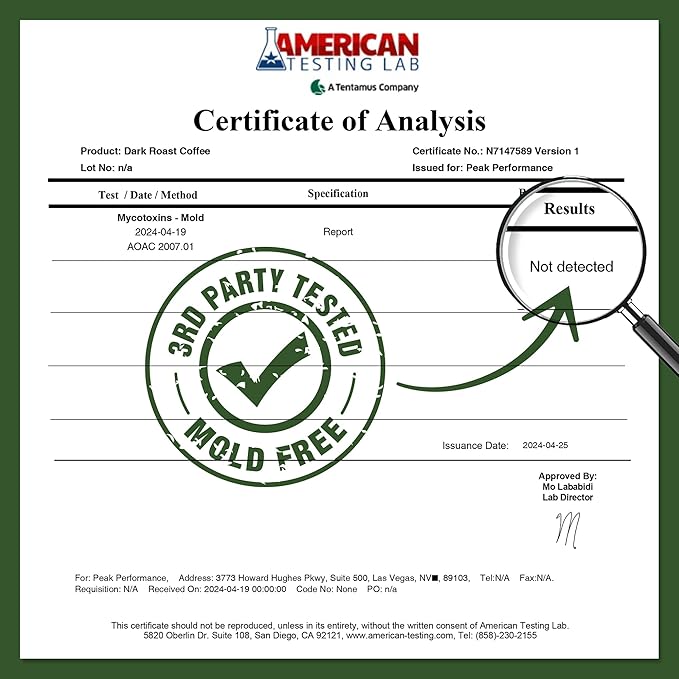 Peak Performance High Altitude Organic Coffee. Fair Trade, Low Acid, Non GMO, and Beans Full Of Antioxidants. Dark Roast Smooth Tasting USDA Certified Organic Whole Bean Coffee Bag