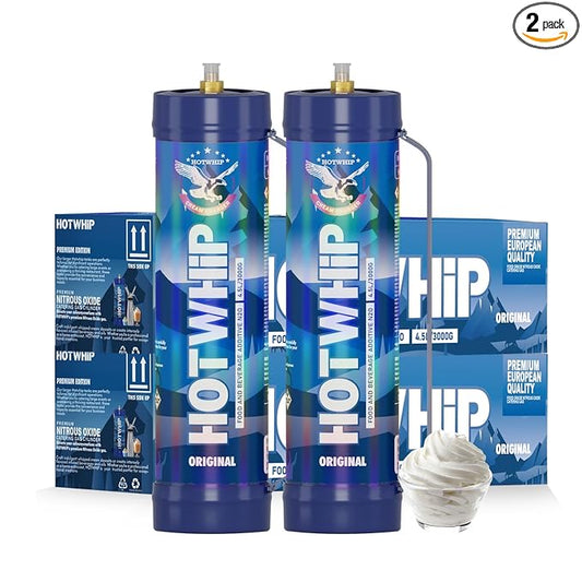 Whipped Cream Charger 3000g Original Flavor 4.5L Whip Cream Cylinder,2x3000g