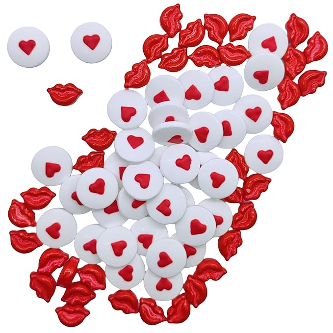 Sprinkles Eyes & Redlips Cake Decorations Topper Edible Themed Sprinkles For Cake Decorations, Baking, Ice Cream, Cookies, Cupcake Topper 3OZ