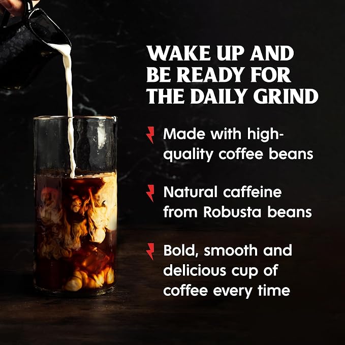 Death Wish Coffee, Light Roast Whole Bean Coffee, 16 Ounce