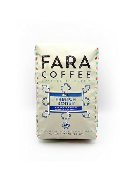 Fara Coffee, Whole Bean (French Roast (Dark), 2.2 Lb)