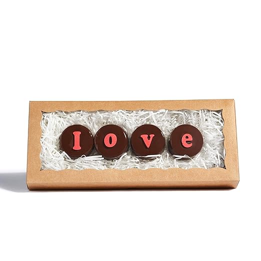 24PCS 12 x 5 x 1.5 inches Auto-Popup One Piece Premium Cookies Boxes, Kraft Brown Macaron Boxes Packaing, Bakery Box for Holiday Cookie Gift Sets