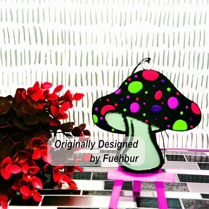 【300+ Design Optional】 Fuehbur Mini Mushroom Car Freshies Mold- Air Freshie - Aroma Bead Freshener-Epoxy Resin - Candle Soap Mold Silicone Mould【Upgraded Thickened Material】- Medium Size