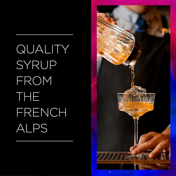 1883 Roasted Hazelnut Syrup for Drinks – Premium French Coffee Syrup – Made in France – 1 Liter Bottle – Perfect for Lattes, Cocktails & Desserts