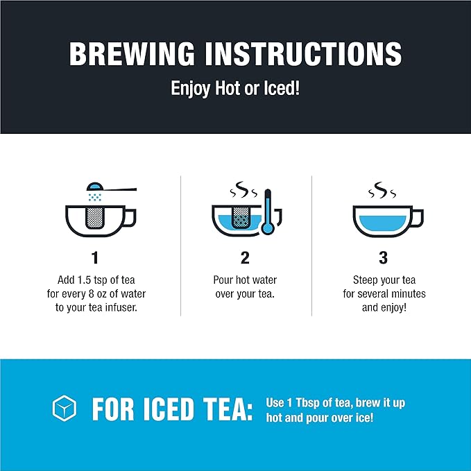 Tiesta Tea - Cherry Punch, Loose Leaf, Sweet Cherry Herbal Drink, Premium Blend, Non-Caffeinated Fruit Tea, Makes Hot or Iced & Up to 50 Cups, 4oz Refillable Tin