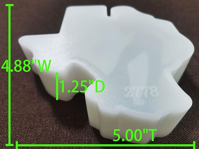 Texas Dancing Singer Shape Car Freshies Mold, Silicone Freshie Resin State Mould for Aroma Beads - Candle - Soap Mold - Scented Pendant Mold
