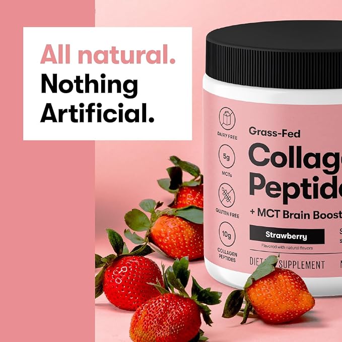 Perfect Keto Collagen Peptides Protein Powder with MCT Oil, Hydrolyzed Collagen, Type I & III Supplement, Gluten Free Grass Fed, Low Carb, Keto Coffee Creamer, Collagen for Women & Men, Cinnamon Toast