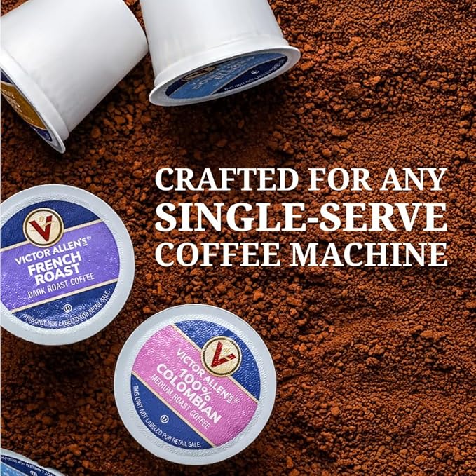 Victor Allen's Coffee Pumpkin Spice Flavored, Medium Roast, 80 Count, Single Serve Coffee Pods for Keurig K-Cup Brewers