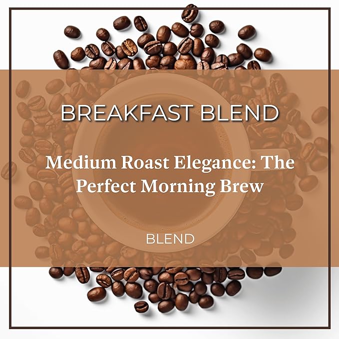 San Diego Coffee Breakfast Blend, Medium Roast, Whole Bean Coffee, 16-Ounce Bag Café en grano tostado
